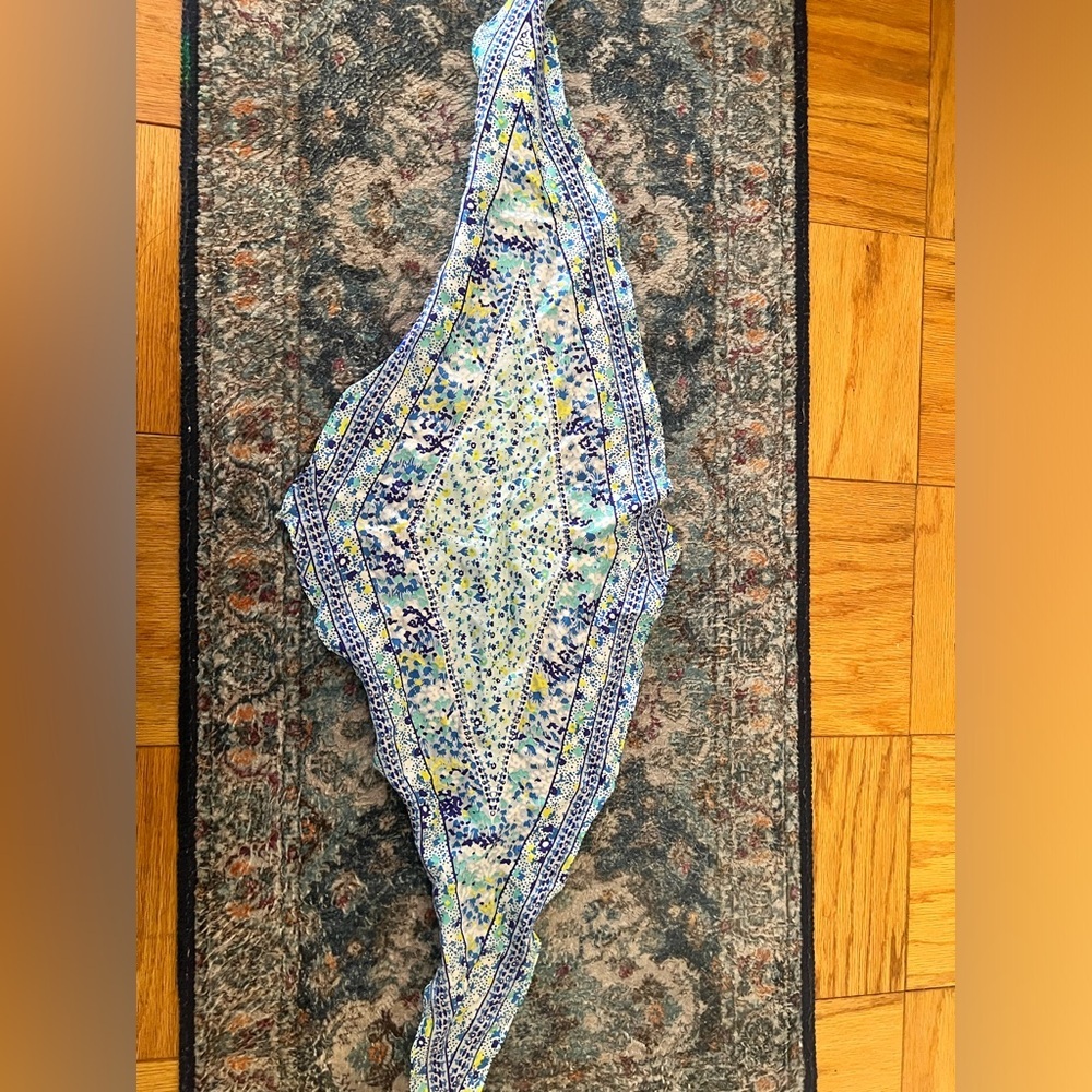 Echo Silk Floral Patterned Scarf Soft - image 5